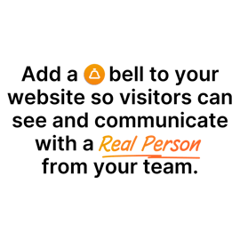 Add a bell to your website so visitors can (2)