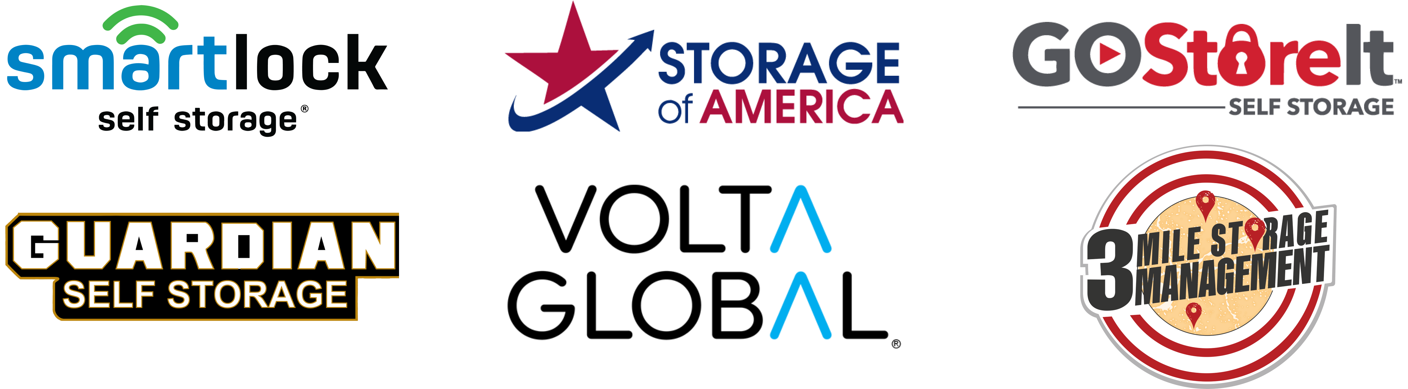 Self Storage customer logo lockup